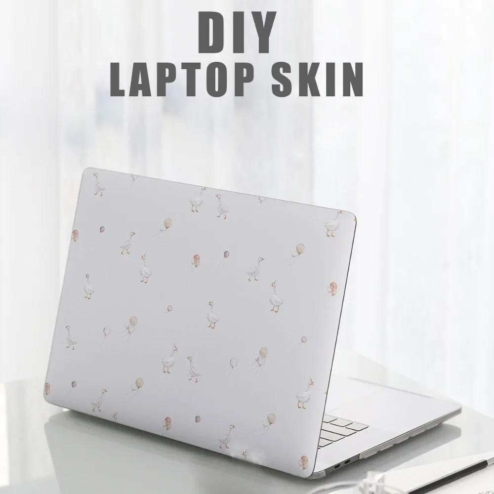 DIY pegatinas para ordenador portátil de 15 pulgadas, piel A + C lateral impermeable para cubierta de ordenador portátil para Macbook /HP / Dell / Lenovo / Acer / ASUS