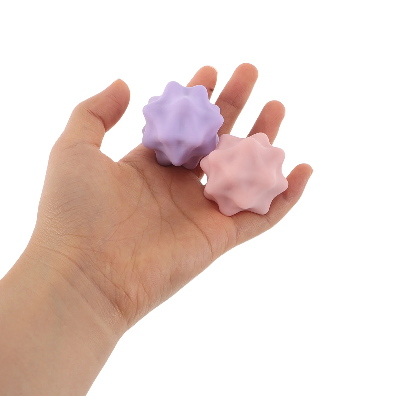 

2Pcs Spiky Foot Massage Balls Silicone Muscle Relaxation Yoga Acupoint Massager Trigger Point Therapy Foot Circulation Tool