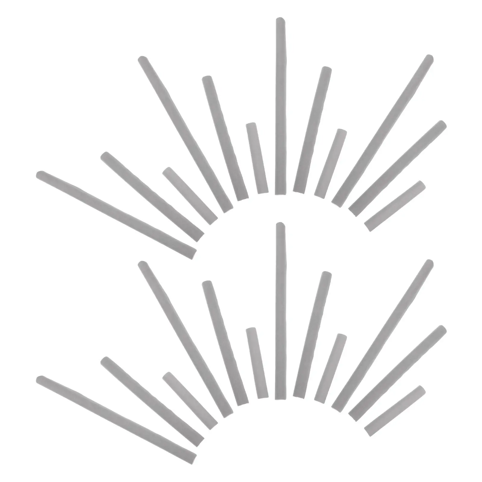 

24 шт. гибких серых поролоновых вставок-разделителей для ювелирных шкатулок, вырезаемых по размеру, для самостоятельного изготовления органайзеров для колец и серег в ящиках