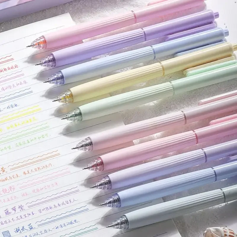 

5/15Pcs Colorful Gel Pen Set, 0.5mm Large Capacity Quick Drying Smooth Writing Pens for Student Handbook DIY Decor Stationery
