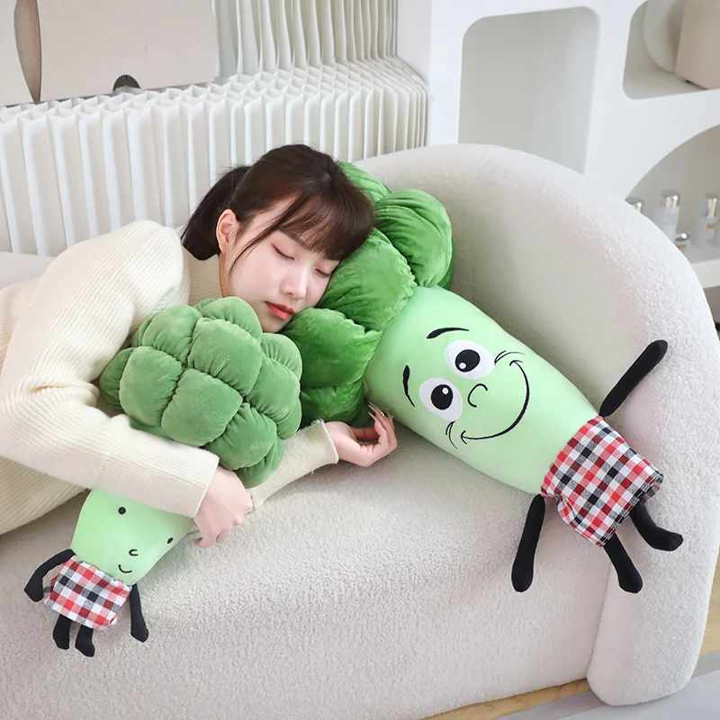 Farcito Kawaii Verdura Peluche Cuscino Frutta Anguria Pesca Broccoli Farcito Decor Peluche Peluch con Braccia Gambe Regalo