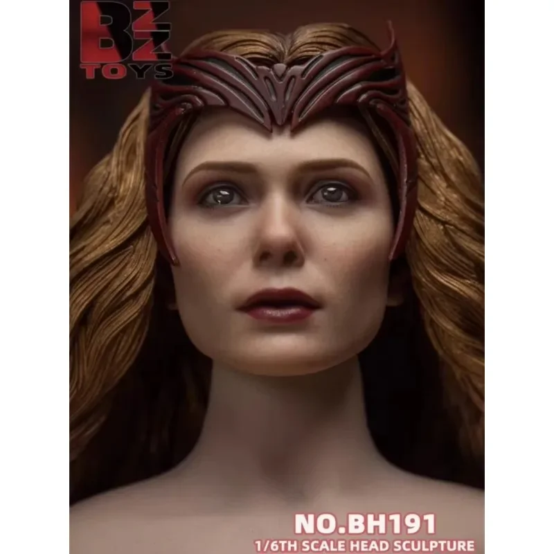 1/6 Scale Famous Witch Head Sculpt Head Carving Suntan Model for 12