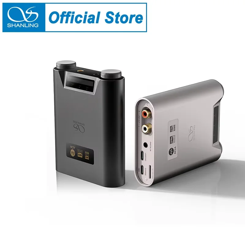 SHANLING H5 Hi-Res Bluetooth 5.0 HIFI Headphone Amplifier Player MQA Decoder Dual AK4493SEQ USB DAC RCA 3.5m4.4mm PCM768 DSD512