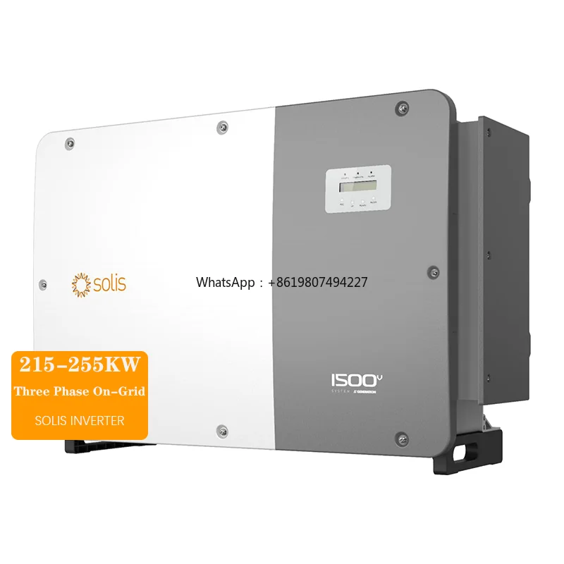 Solis Three Phase on Off Grid Inverter With Energy Storage Capacity Connect Lithium Battery for Solar System