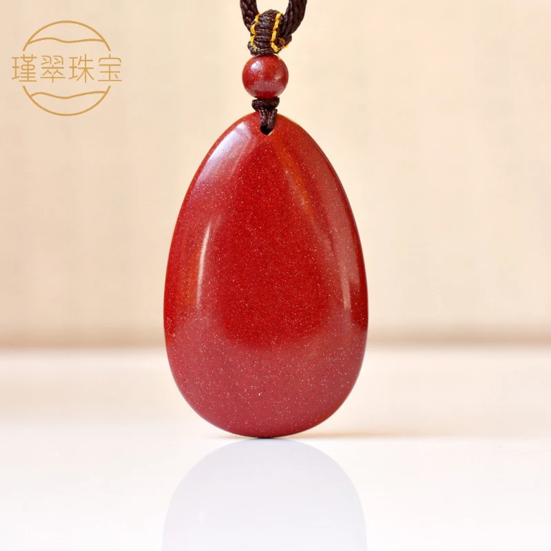 

pendant women, natural ore purple gold drop necklace, men's amulet, fortune-bringing talisman jewe