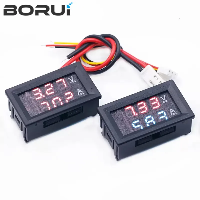 DC0-100V 10A LED Digital Voltmeter Ammeter Car Motocycle Voltage Current Meter Volt Detector Tester Monitor Panel