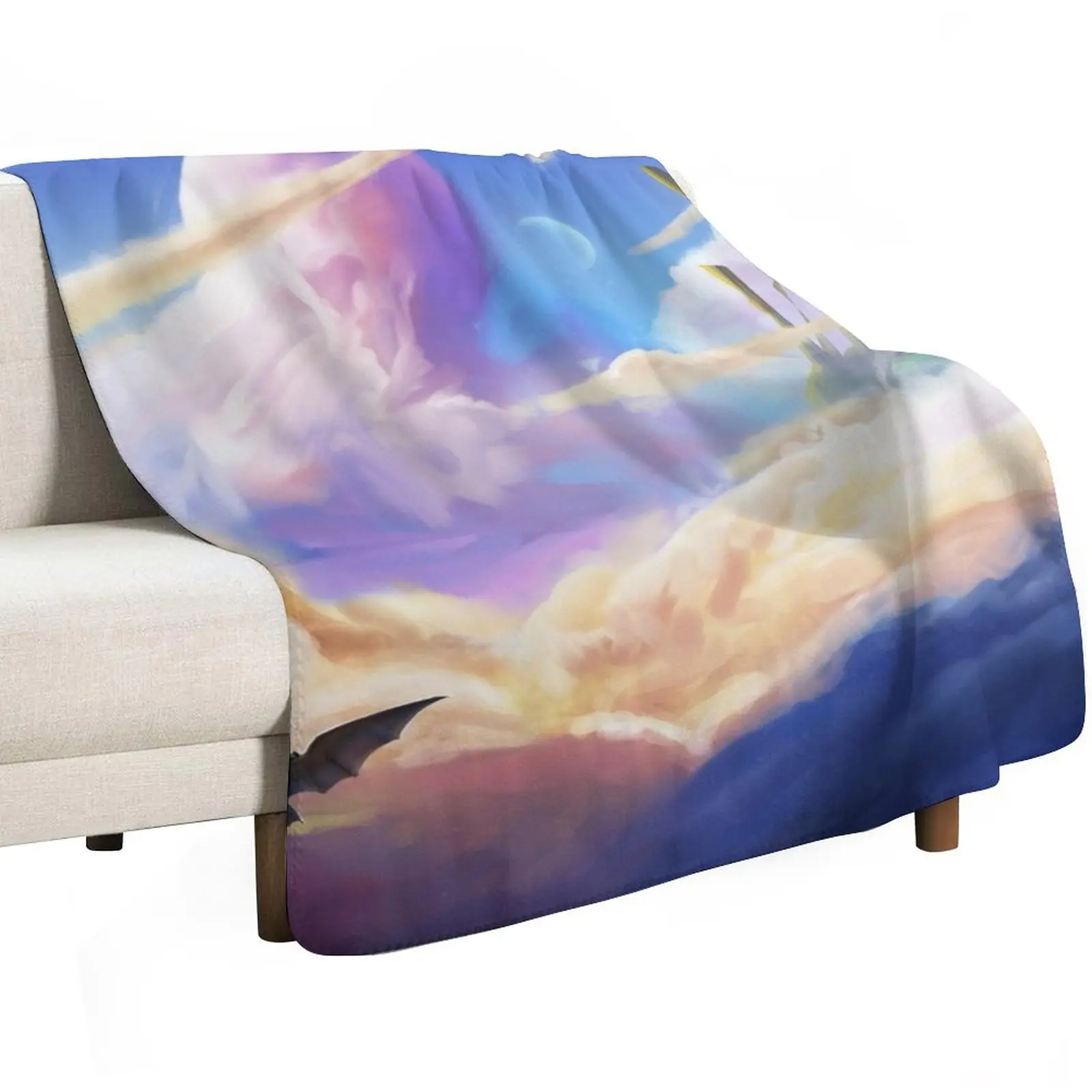 Test Drive Throw Blanket Travel Size Cozy Blanket for Plane Train