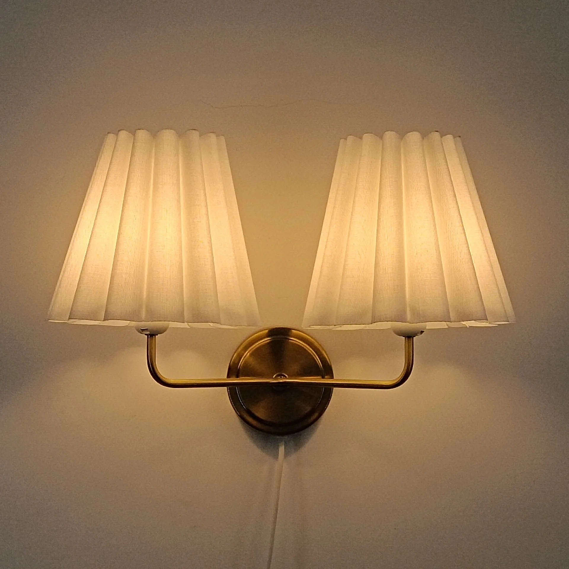 

Retro Study Decorative Wall Lamp Master Bedroom Bedside Lamp Living Room Background Wall Light French Fabric Staircase Lamp