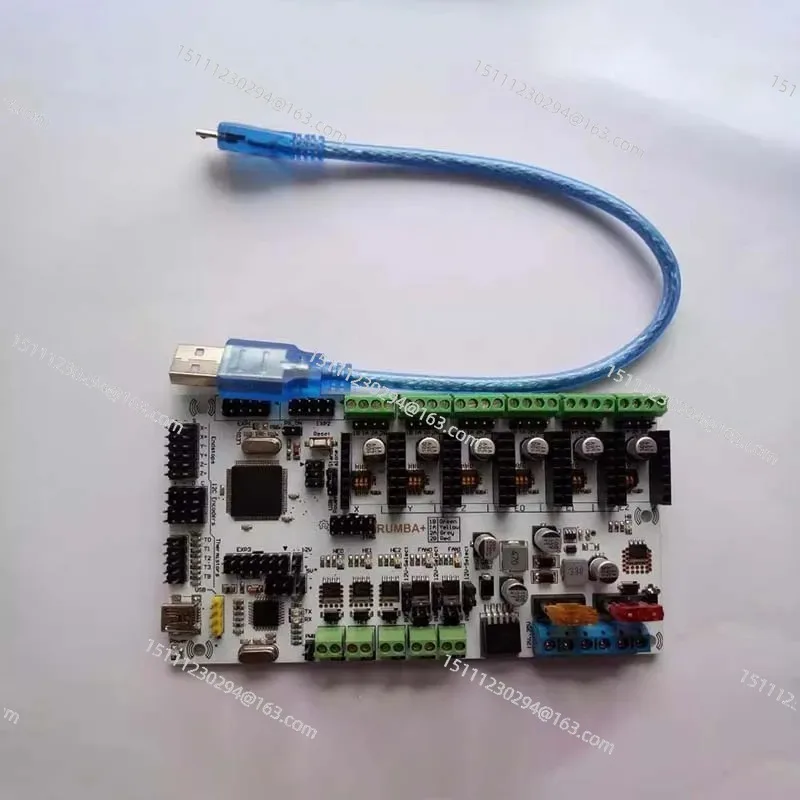 3D Printer Dual Z-Axis Drive Control Board - RUMBA+ Compatible Motherboard, High Precision Support for Multi-Axis Printing