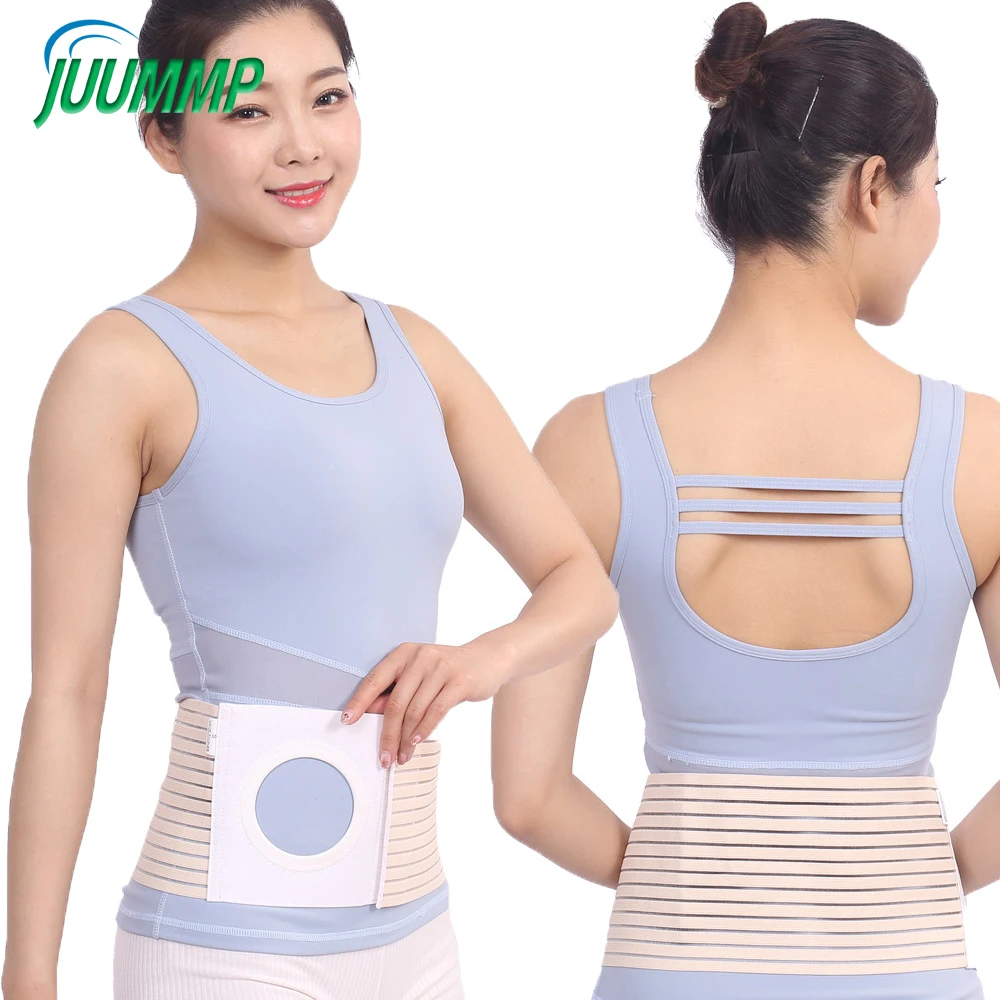 JUUMMP Comfortable Ostomy Hernia Belt For Men And Women Abdominal Belt Brace Prevent Parastomal Hernia Closed-End Durable