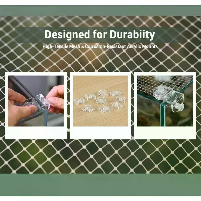 Aquarium Fish Jump Guard - Anti Jumping Fish Net 1Pcs Aquarium