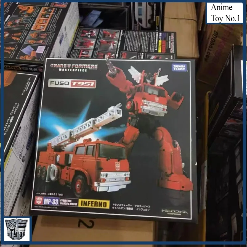 New Products in Stock Transformer MP-33 Fire Truck KO  G1 Popular Gifts Animated Toys Anime Model Studio Decoration Promotio
