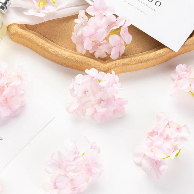 10 Stück Künstliche Blumen Großhandel Hochzeit Outdoor Garten Rosenbogen Heimdekoration Girlanden Geschenkbox Künstliche Seidenhortensien – Detail 10