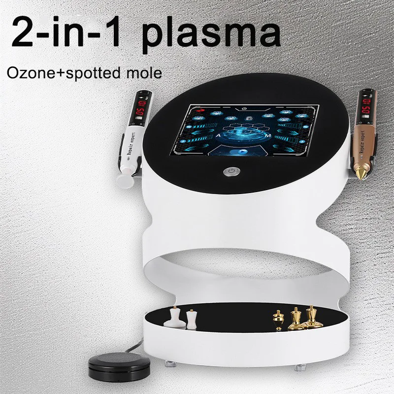 Salon de beauté à l'ozone plasma 2 en 1 pour réduire les imperfections, les cicatrices d'acné et les ridules