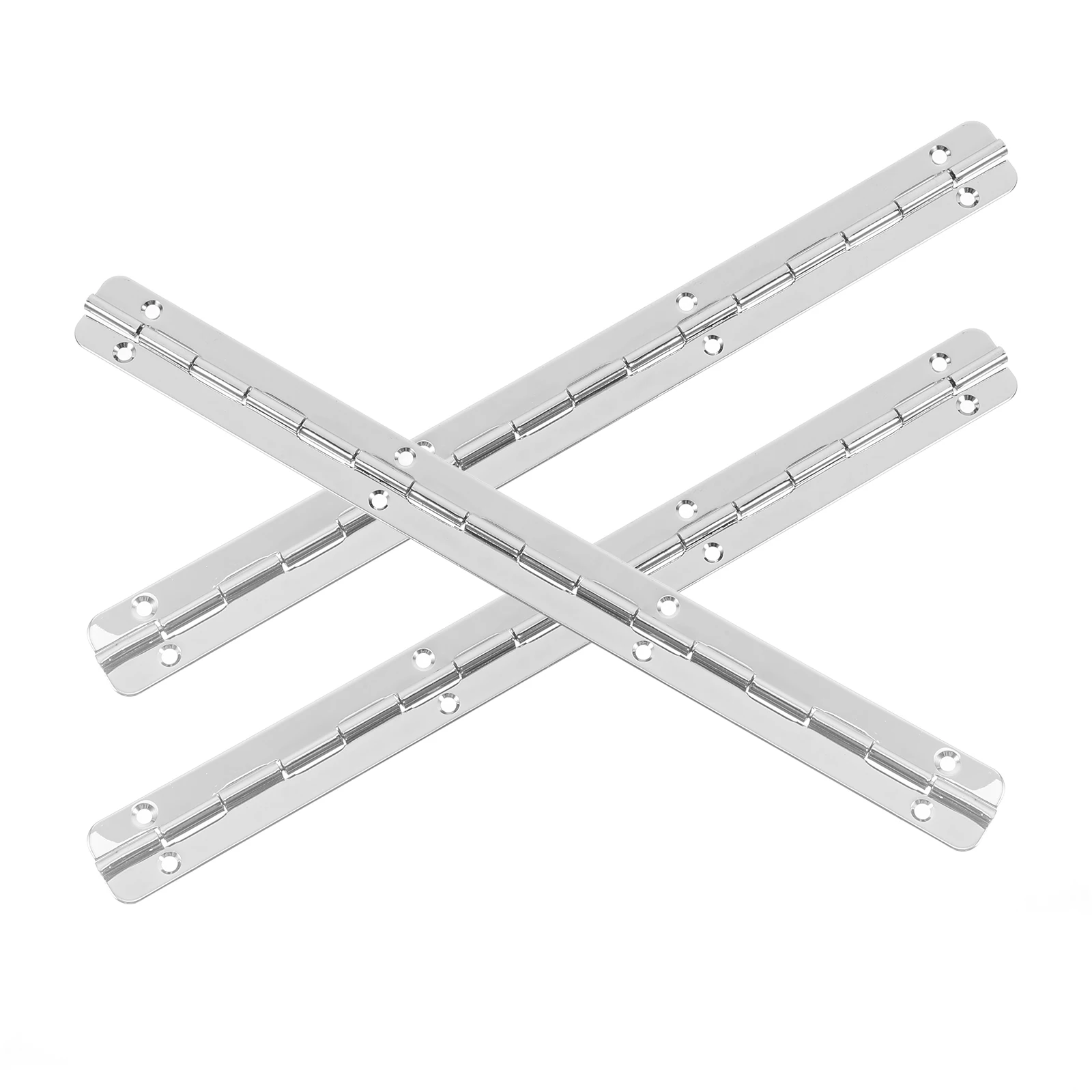 

3pcs 200x17mm Nickel Long Hinges for Wooden Box Heavy Duty Piano Hinges Cabinet Doors Folding Tables Woodworking Projects