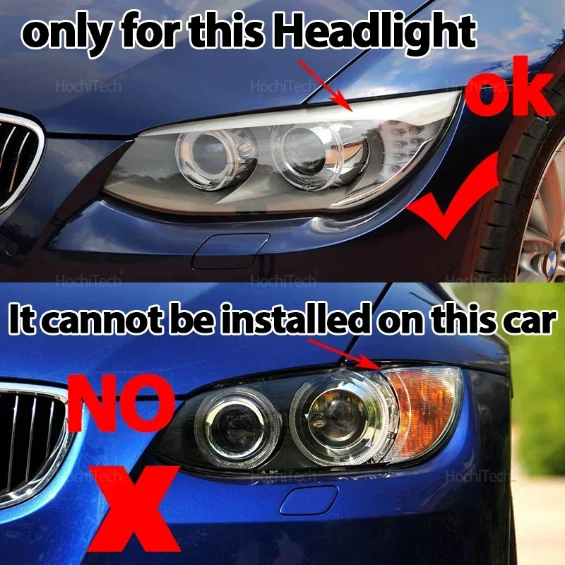 Yellow Led Insert Diode Board Angel Eyes Light Board Car Front Headlight for BMW 3 Series 328i 335i E92 E93 LCI 2011-2013