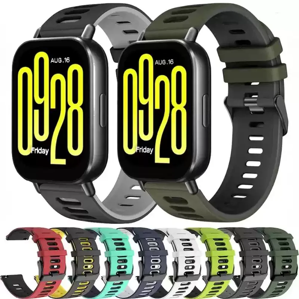 Silicone Strap For Redmi Watch 5 Active Comfortable Correa For Redmi Watch 5 Lite/5 Active Soft Bracelet Band belt For 22mm 20mm