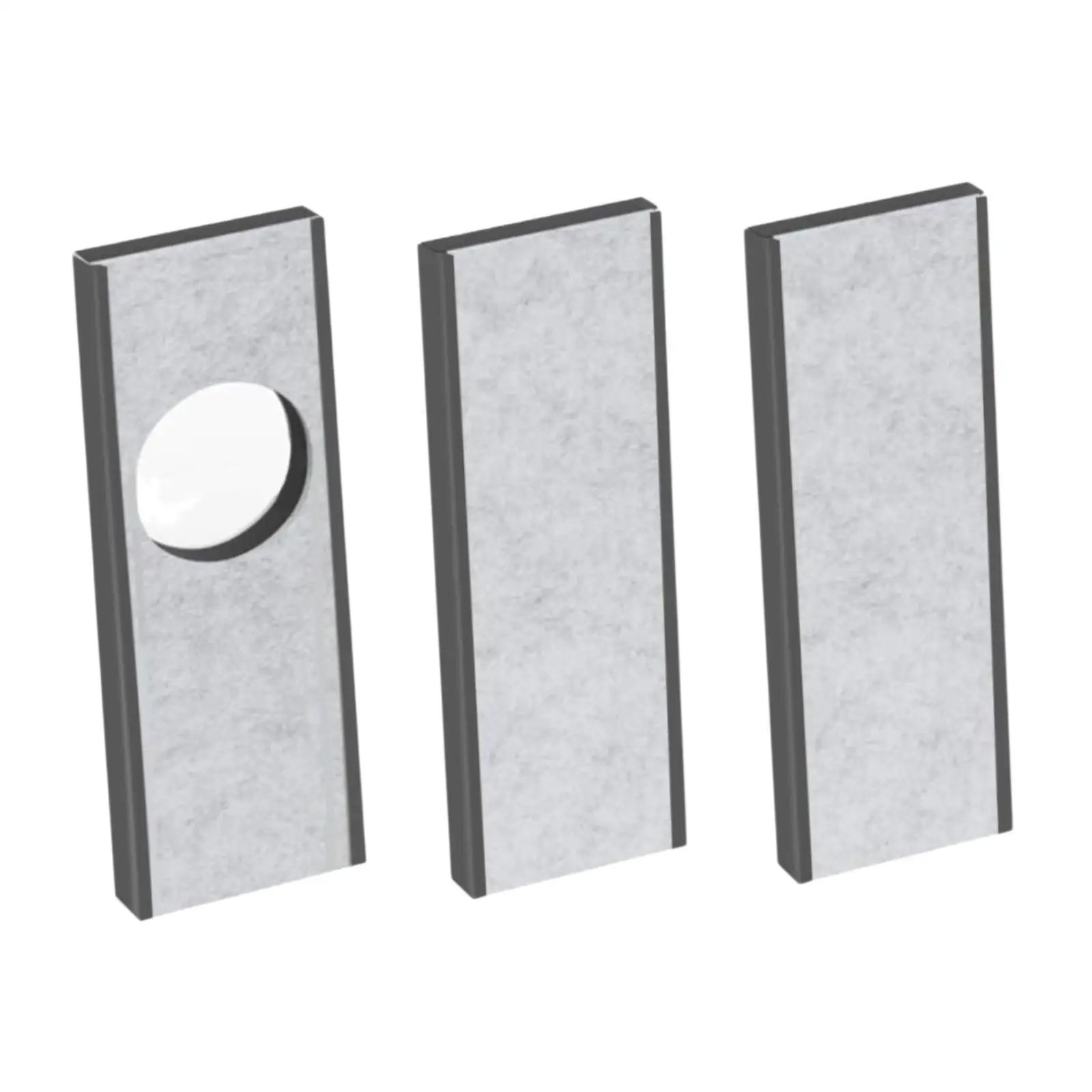 3 Pieces AC Vent Seal Panels Sturdy Thick Air Conditioner Window Vent Kit Insulated Foam Panels for Reduce Noise Fill Gap