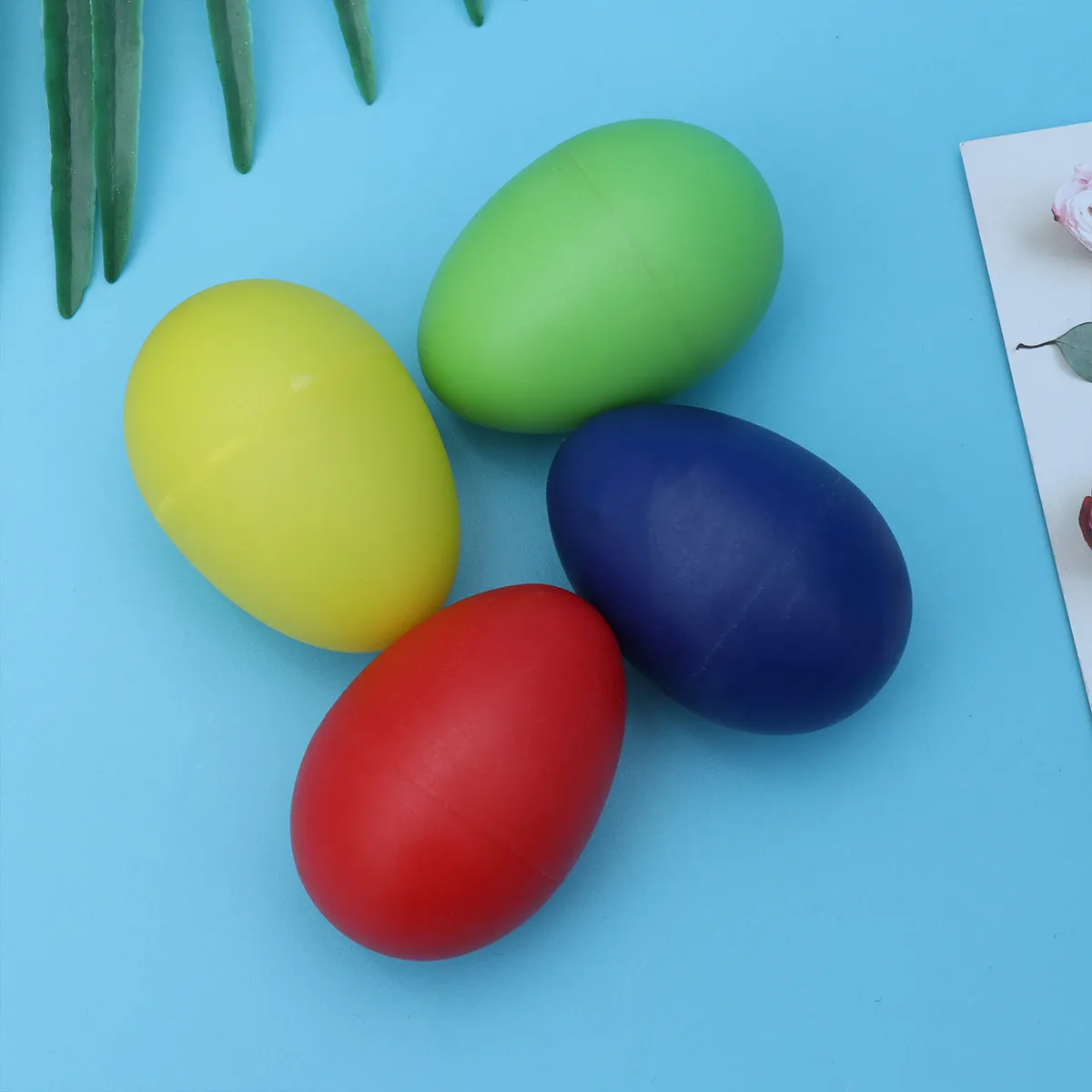 12Pcs Egg Shakers Musical Percussion Eggs for Early Learning Rhythm Activities Primary School Music Class Church Group Fun 56Cm
