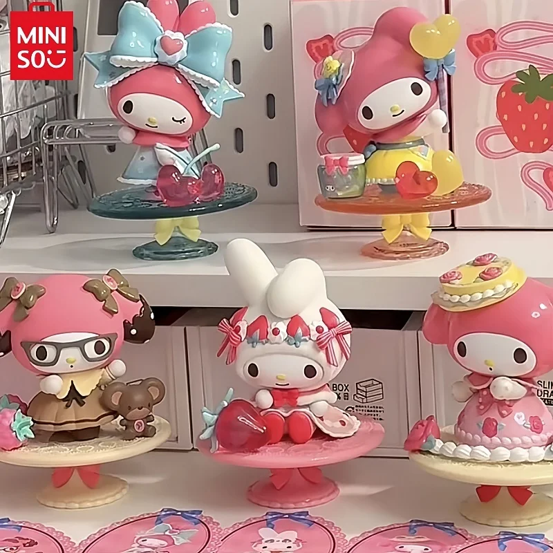 

Miniso My Melody’s Afternoon Tea Series Sanrio Blind Box Birthday Christmas Gift Toys Animation Peripheral Kawaii Birthday Gift