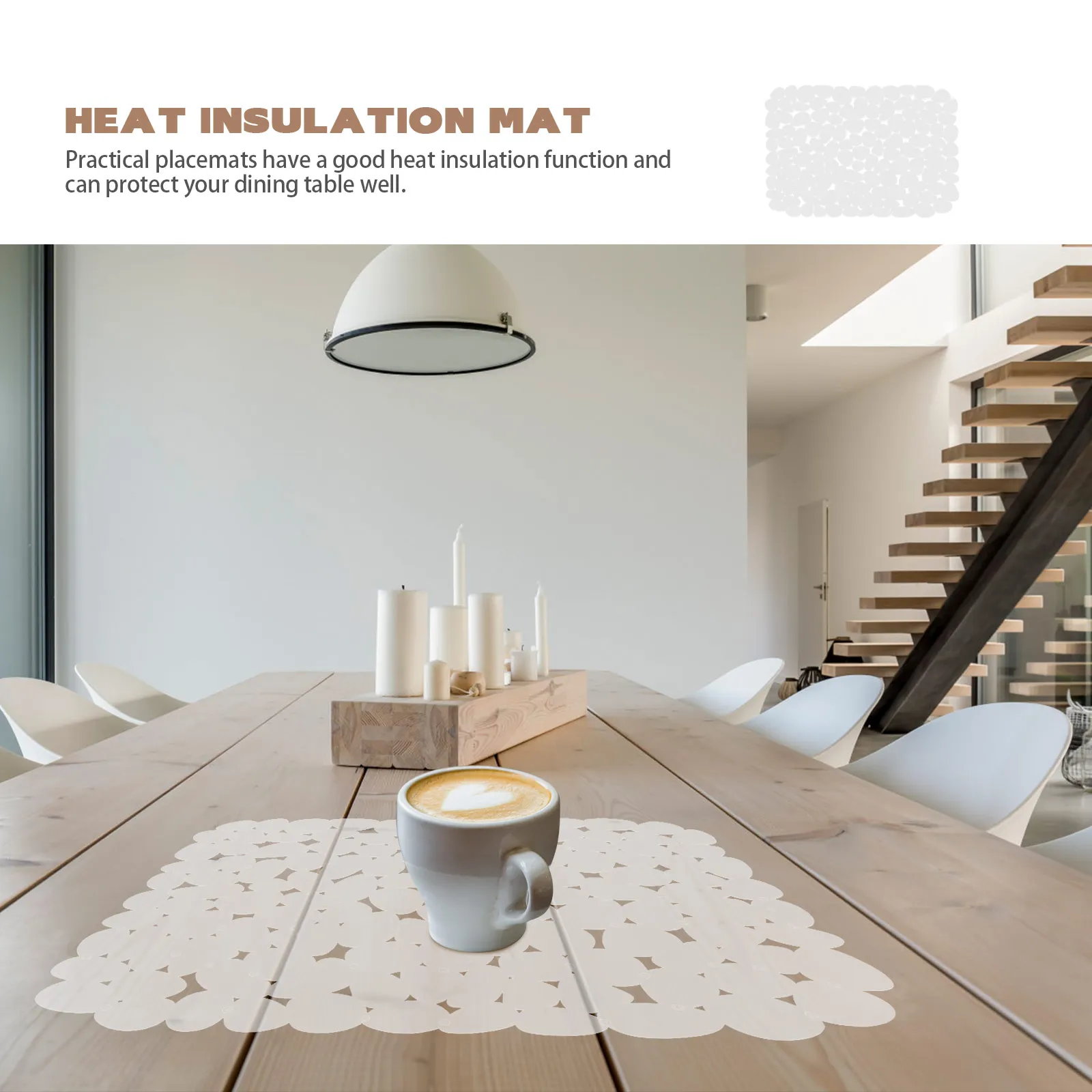 

2pcs Kitchen Sink Draining Mat Non-Slip Pvc Hollow Design Anti-Fall Bowl Chopsticks Draining Cushion Heat Insulation Sink