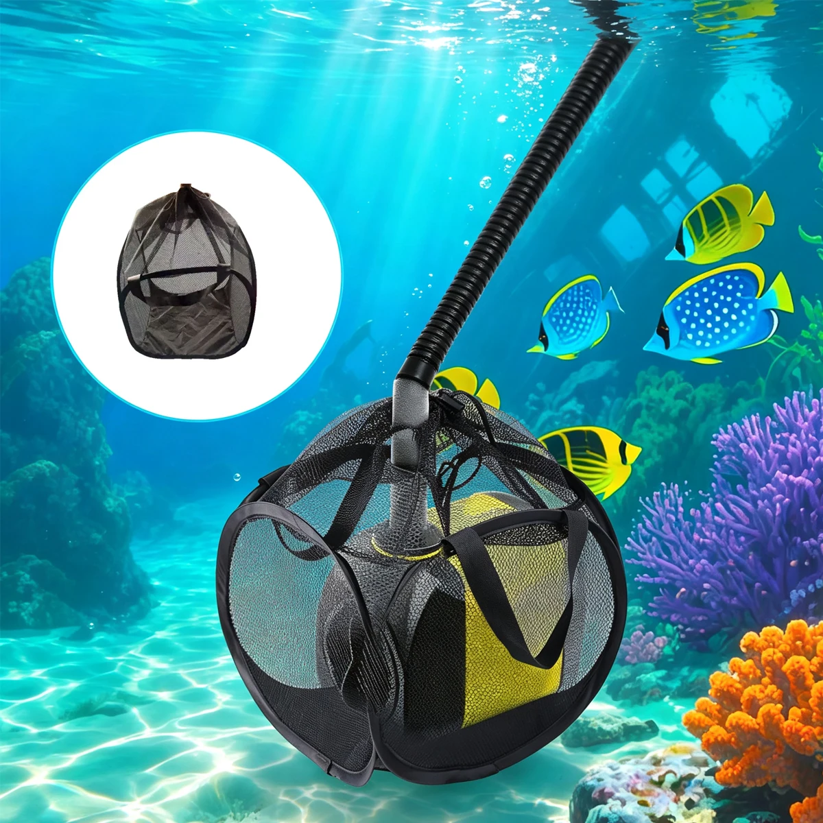 Cubic Grid Pop-up Water Pump Filter Bag Aquarium Automatic Sock External Sponge Material Aquariums Filters Filtre Filtration Net