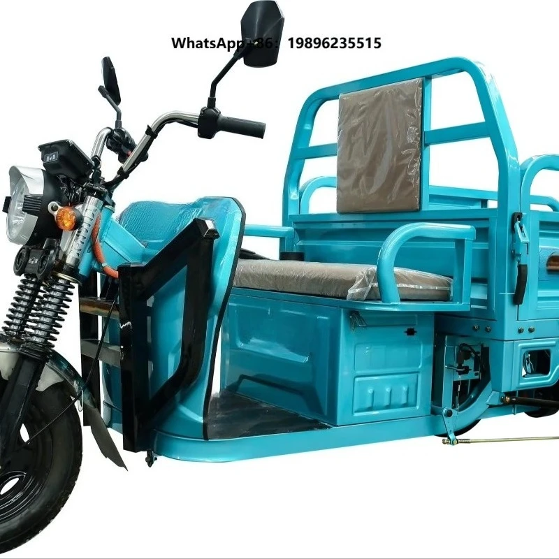 Hot Selling Cargo Three Wheels Electric Tricycle With Driving Cabin
