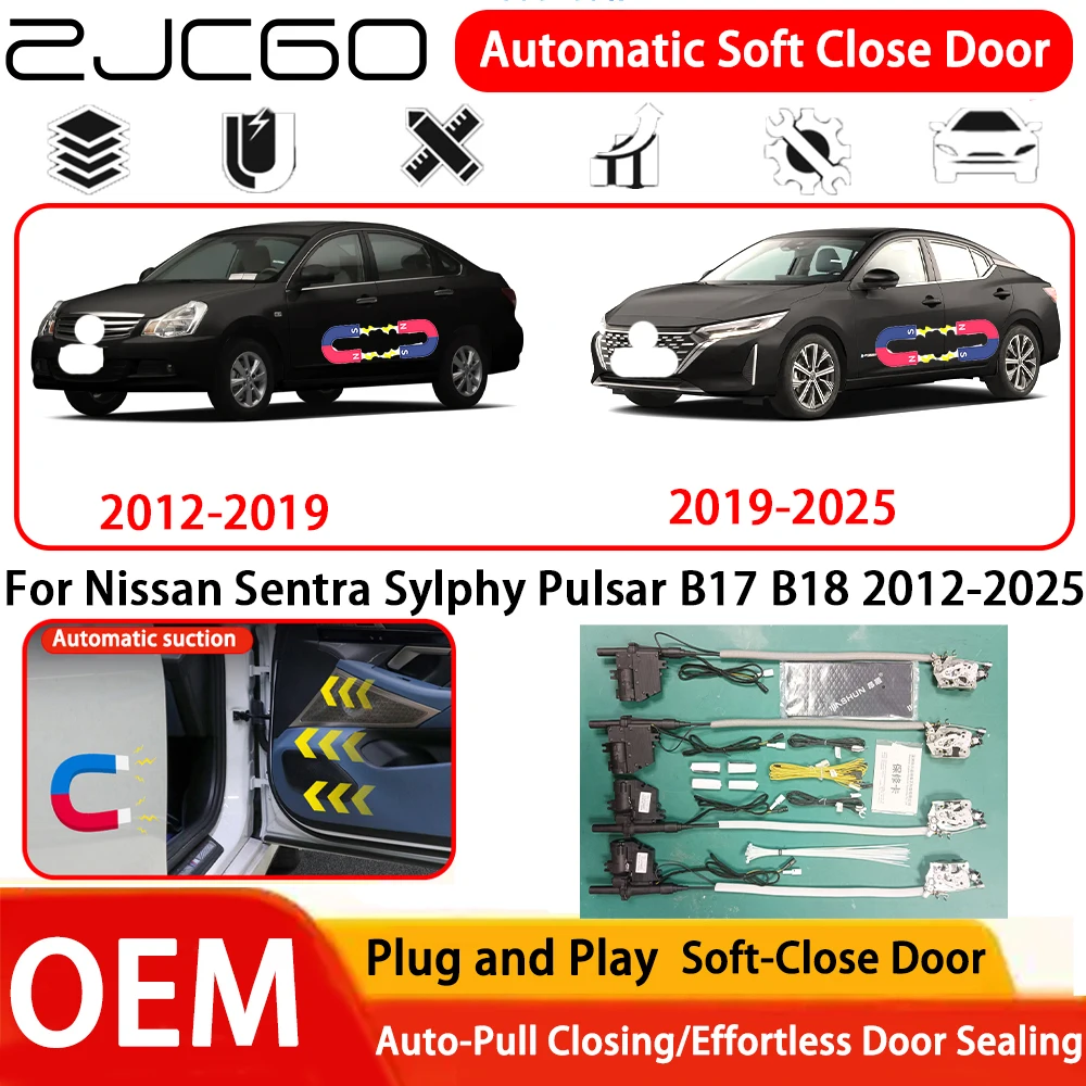 for Nissan Sentra Sylphy Pulsar B17 B18 2012-2025 Car OEM Plug and Play Automatic Electric Soft Close Door System