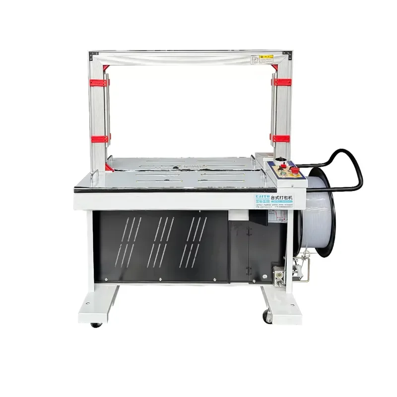 Economic Desktop Wrapping Machine for One-button Operation Automatic Bundling Machine for Parcel Packaging Gear for Large