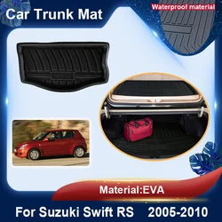 For Suzuki Swift RS 2005~2010 2009 Hatchback Car Trunk Mat Boot Cargo Liner Tray Rear Trunk Luggage Floor Carpet Car Accessories
