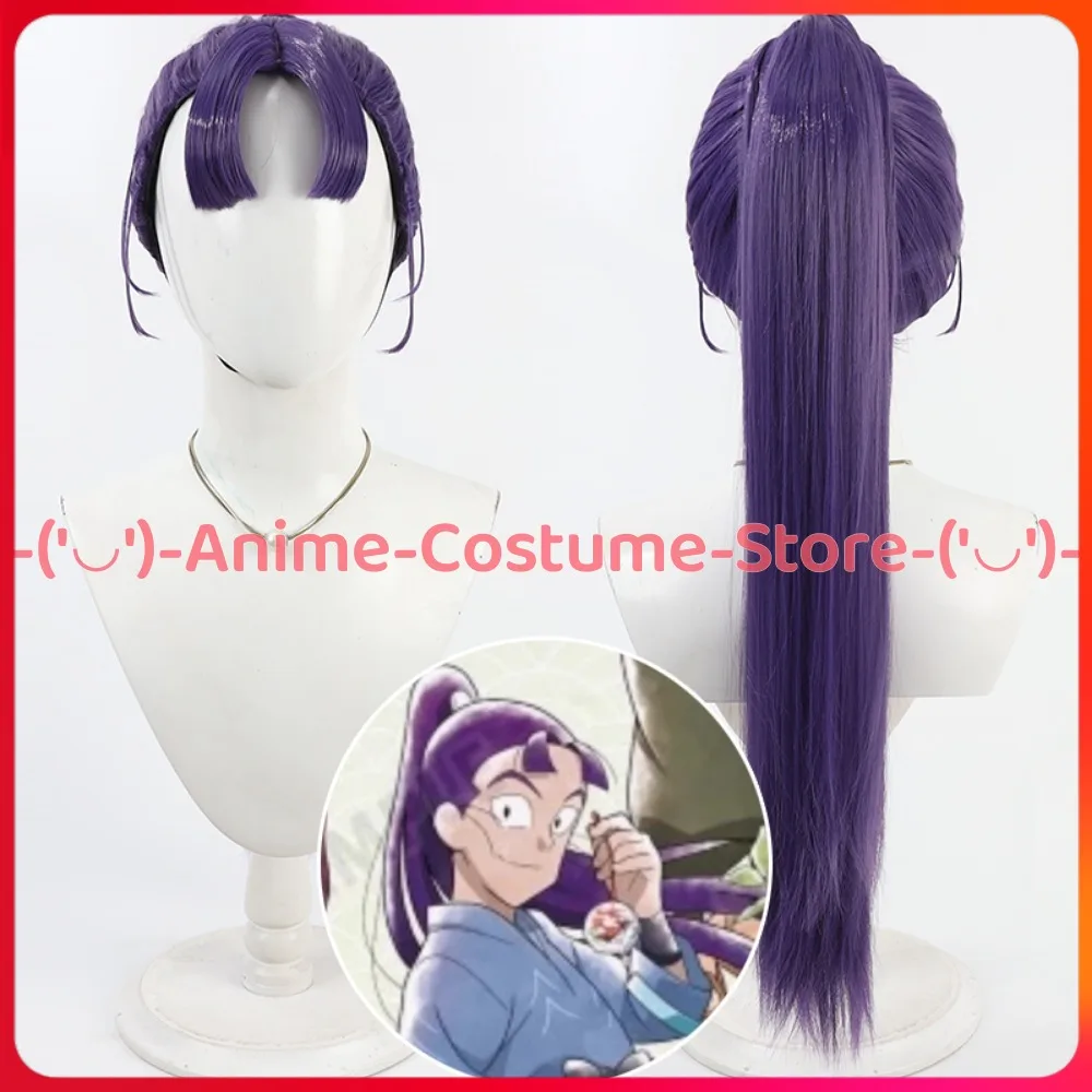 

Nintama Rantaro Tachibana Senzo Cosplay Wig Ponytail Anime Game Character Halloween Carnival Party Costume Wigs Synthetic Hair