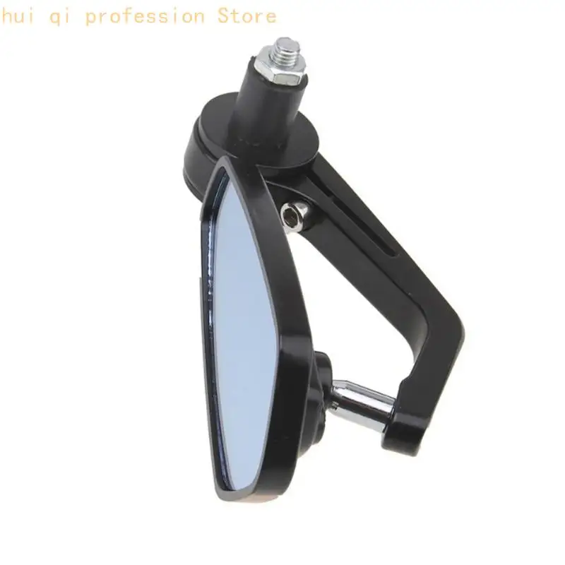 Kundenspezifisches Motorradspiegelpaar für 22 mm 7/8 Zoll-Lenker, Aluminium-Seitenspiegel mit verstellbaren gebogenen Armen und – Detail 5