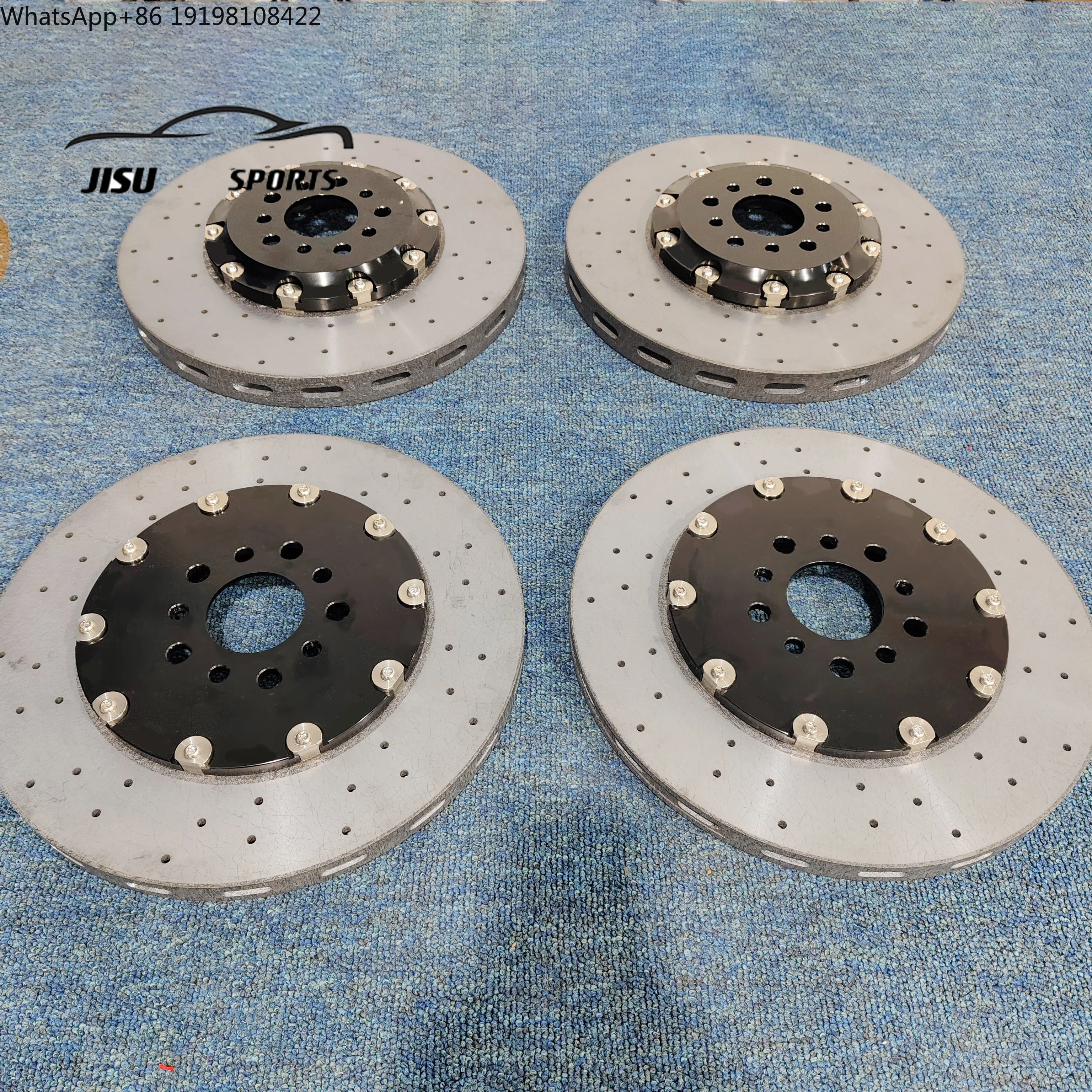 CN Customized Carbon PCCB Ceramic Fiber Disc 380 370mm for BMW M3 G80 Carbon Ceramic Brakes