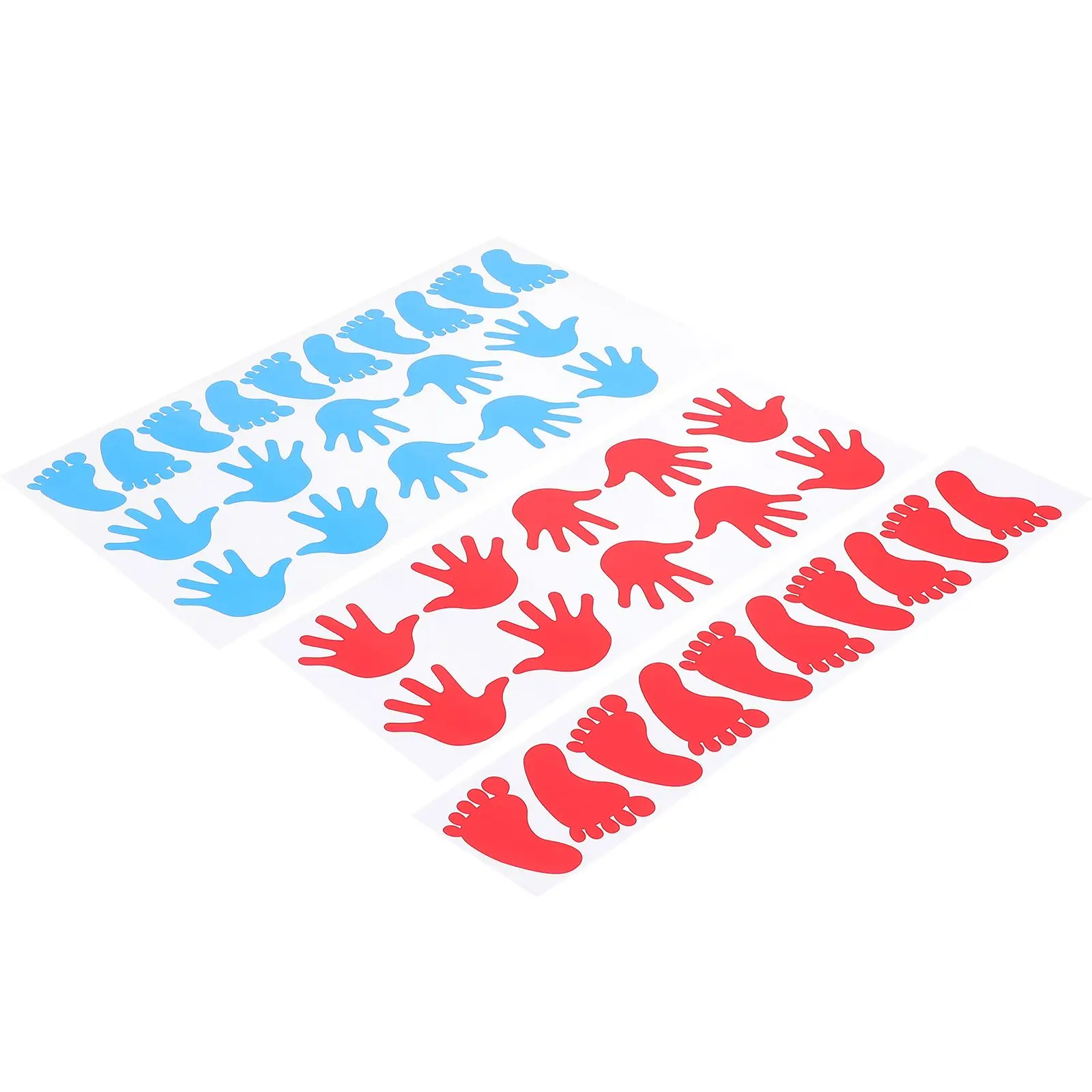 

40 Pcs Handprint Stickers Kids Room Handprint Stickers Removable PVC Wall Decals Baby Nursery Kids Room Decor Self Adhesive