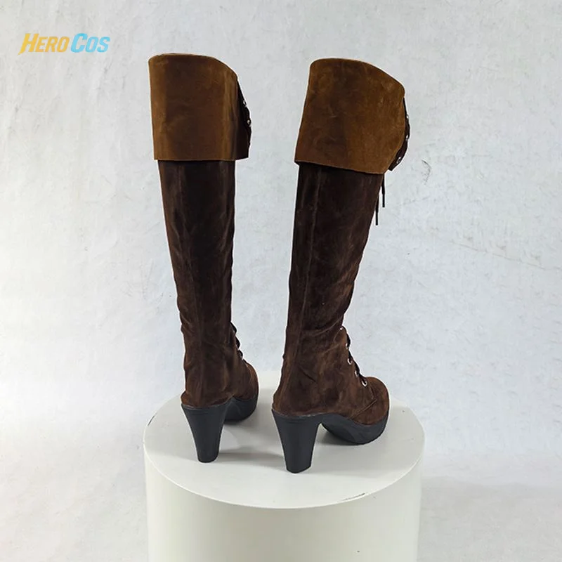 Game Devil Cry 4 Lady Cosplay High Heel Shoes Boots Halloween Party Costumes Accessory HERO Cos view 4