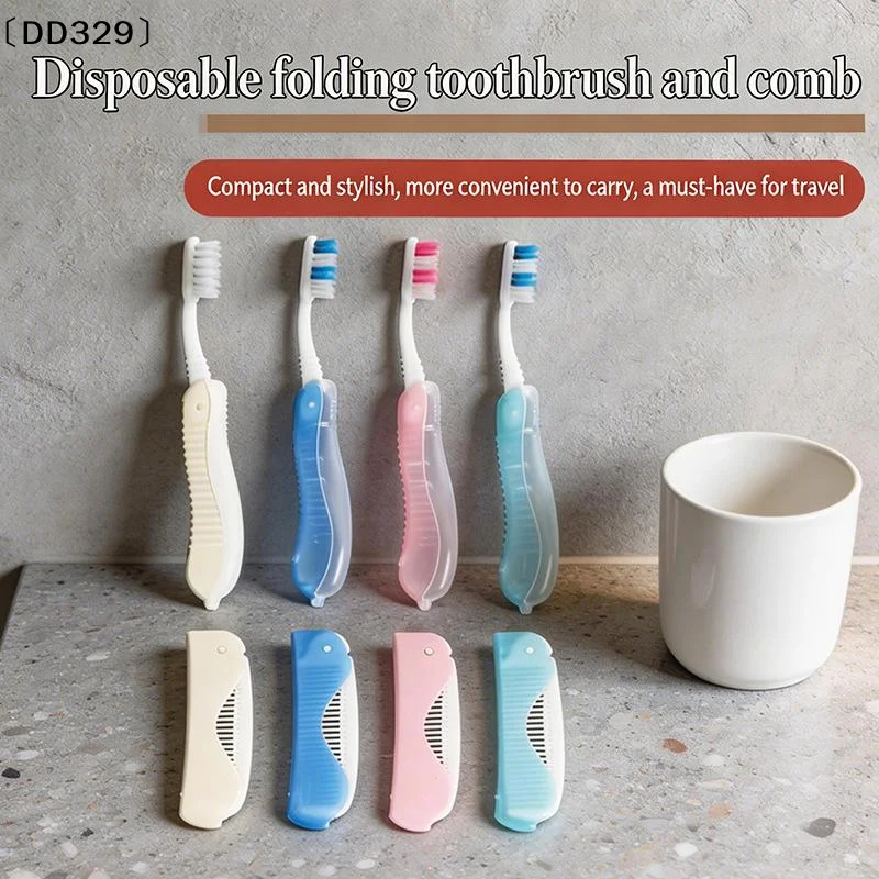 Portable Disposable Foldable Travel Camping Toothbrush - Hiking Toothbrush 5 Pack〔DD329〕