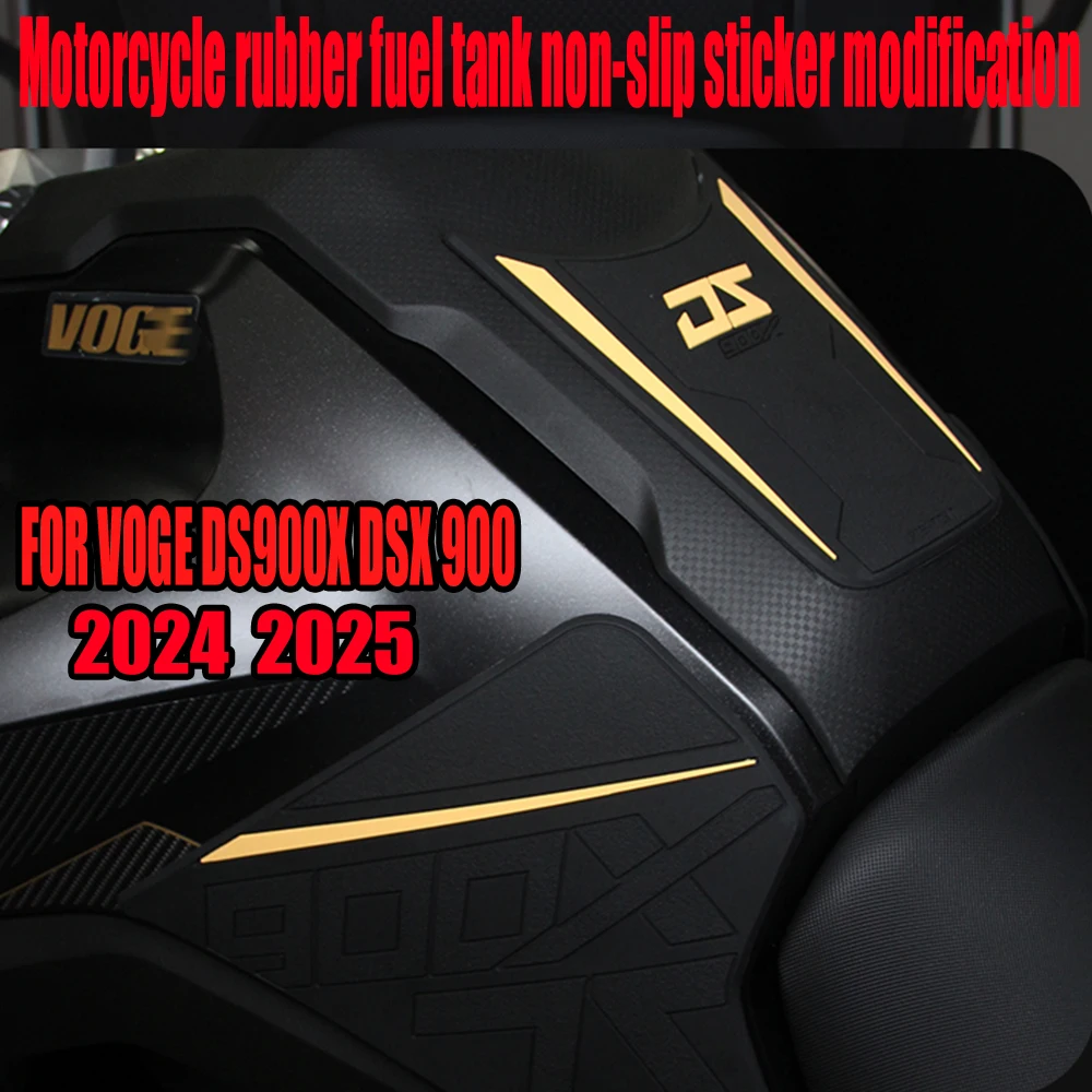 For VOGE DSX900 DSX 900 DS900X 2024 2025 Motorcycle Anti Slip Fuel Oil Tank Pad Side Knee Grip Decal Protector Sticker Pads