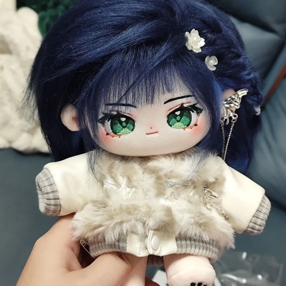 

Мягкая фигурка аниме Genshin Impact Yelan, 20 см, одевание для косплея, хлопковое тело, куклы, игрушки, подарки для фанатов, детские игрушки, мягкие игрушки