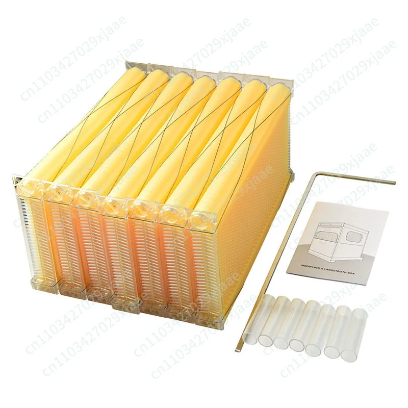 Beekeeping ToolsAutomatic Honey Flow Honey Bee SpleenPlastic Self-Flowing Honey Hive FramesHive Foundation 7PCS