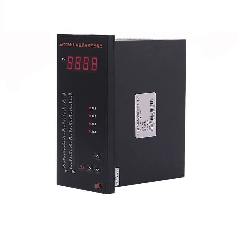 XMGDS617 single circuit digital pressure temperature liquid level display double light column meter controller