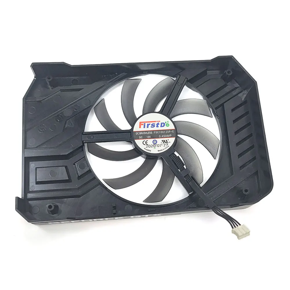 Original FDC10U12S9-C GTX 1660 StormX OC GPU Fan，For PALIT GTX 1660 Ti、1660 SUPER、1660、1650 StormX OC Video Card Cooling fan