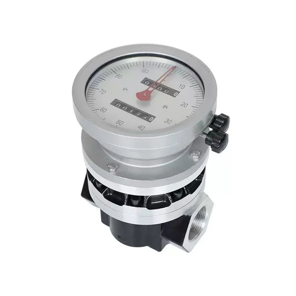 

1.8Mpa 1000cps Viscosity High Precision Thread Type Aluminium Alloy Oval Gear Flowmeter with Oil Fluid 30L 300L Minutes