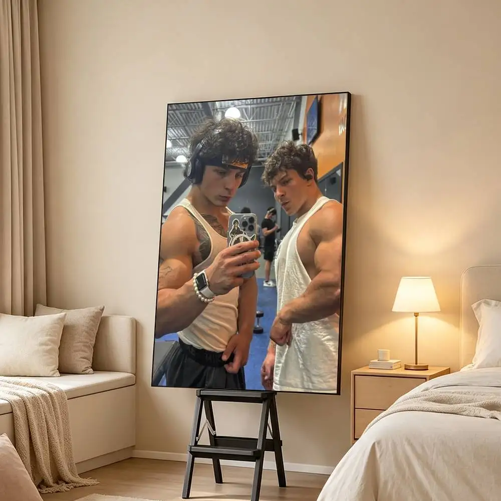 Tren twins Christian Michael Gaiera Poster High Quality Dorm Living Room Aesthetic Wall Decoration Painting Stickers Gift