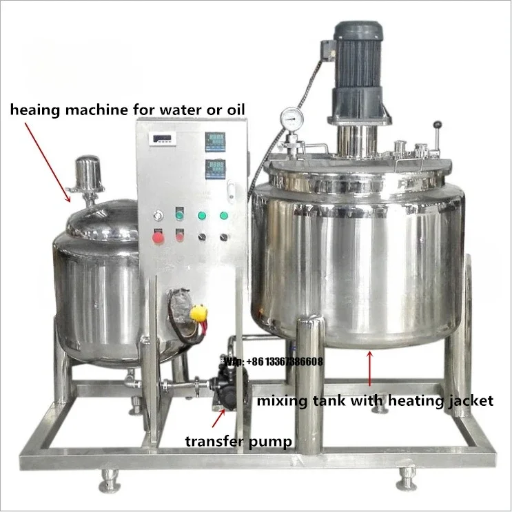 Steel Cheese Processing Line Butter Making Machine/fats, Grease Melting and Dispersion Dissolution Mixer Equipment