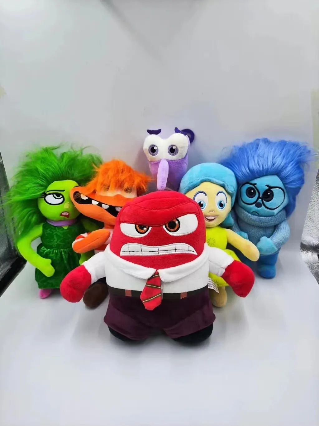 

6PCSInside Out Cartoon characters Bing Bong Joy Sadness Anger Disgust Fear Plush toys doll Gifts for children