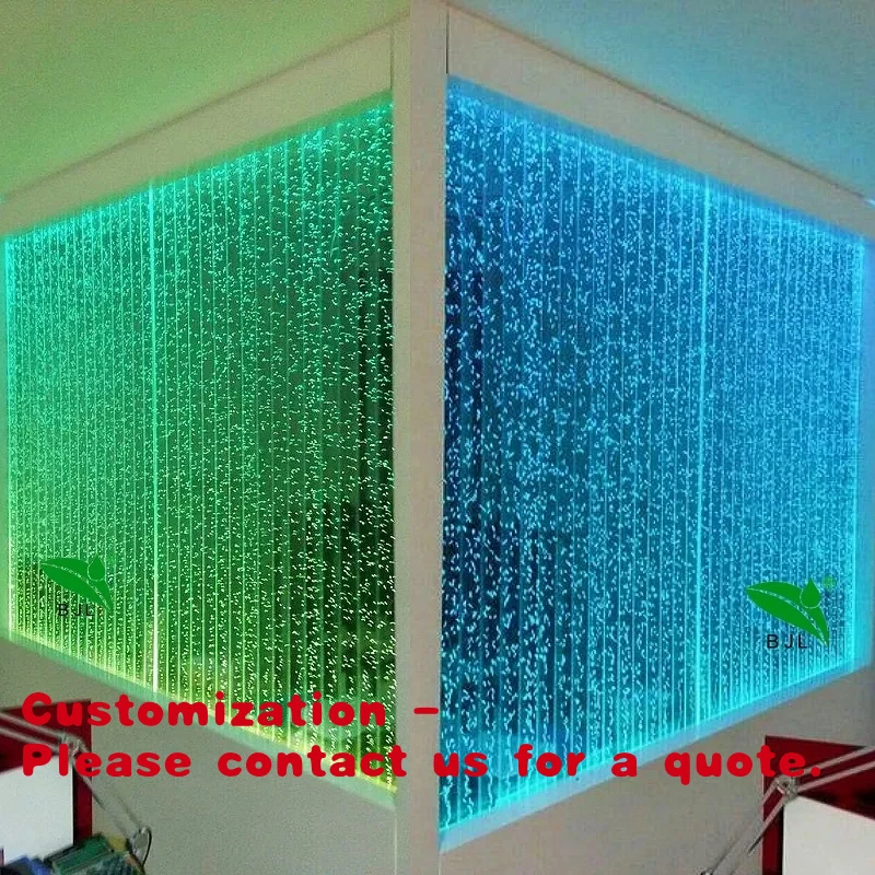 

Декоративный LED-фонтан с изменяющимся цветом, водопад из пузырьков, разделитель комнаты