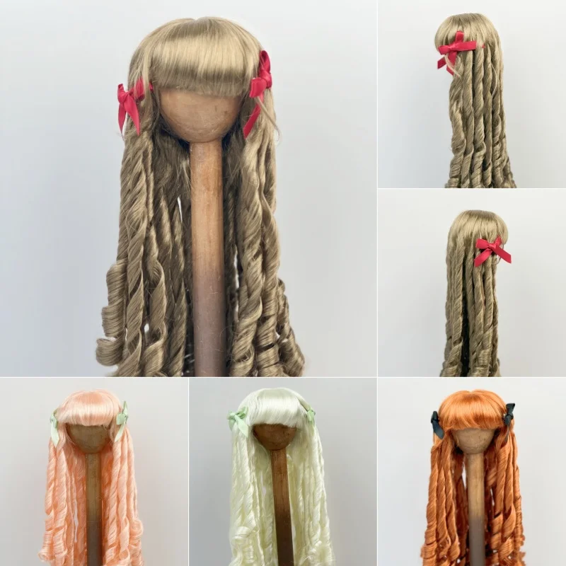 

JD869 Длинные женские принцессы в римском стиле, синтетические мохеровые парики BJD 1/8 1/6 1/4 1/3 OB11 YOSD MSD SD DOD Blythes, аксессуары для кукол