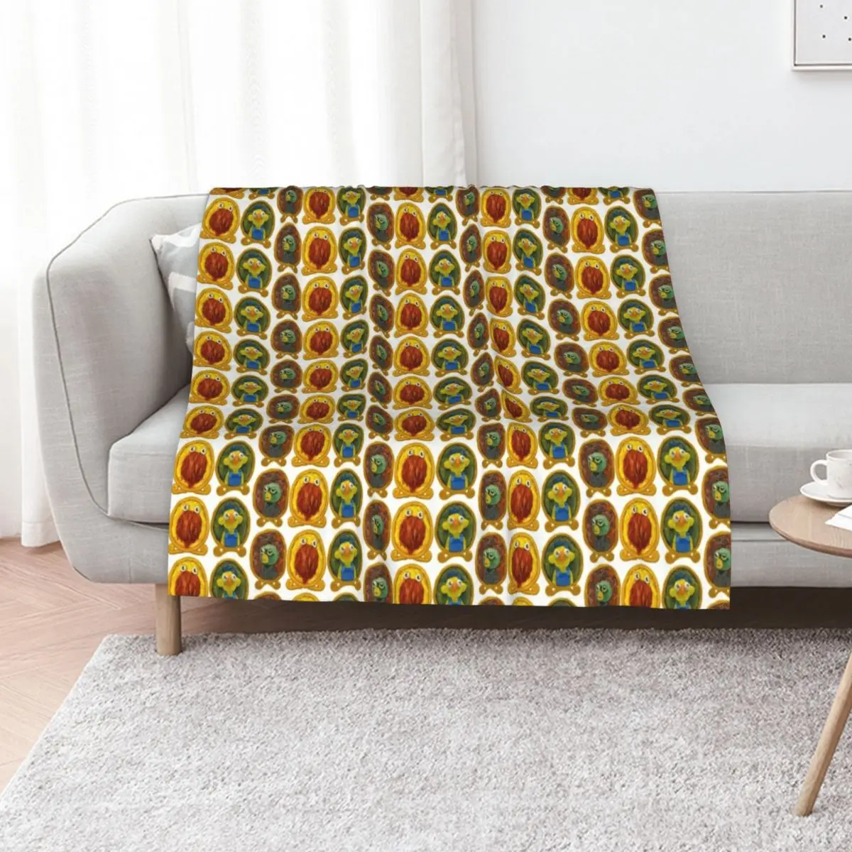 Dont Hug Me I'm Scared Throw Blanket bed plaid Polar Sofa Shaggy Blankets
