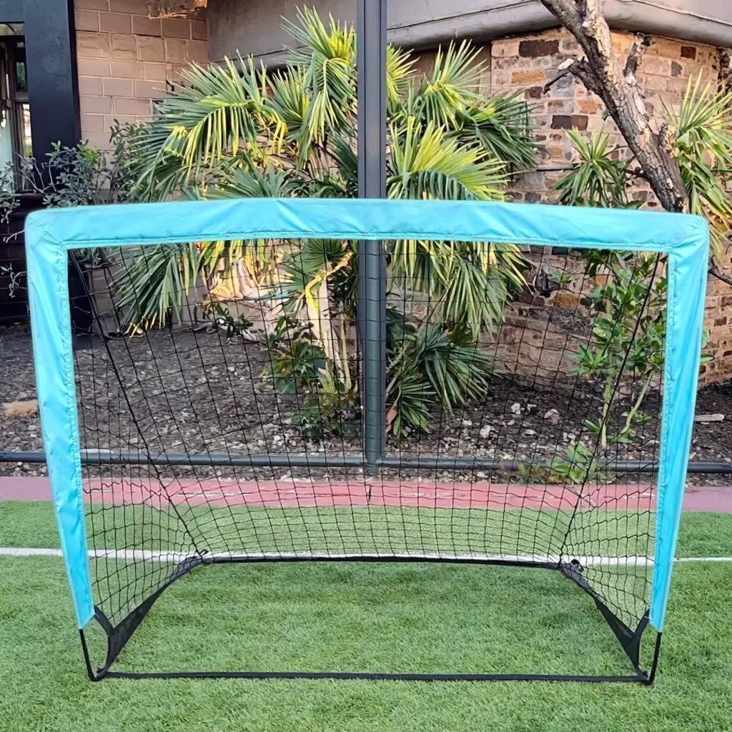 1 redes portátiles para portería de fútbol para interiores/exteriores, equipo de entrenamiento para niños para juegos de pelota en el patio trasero y deportes 2025