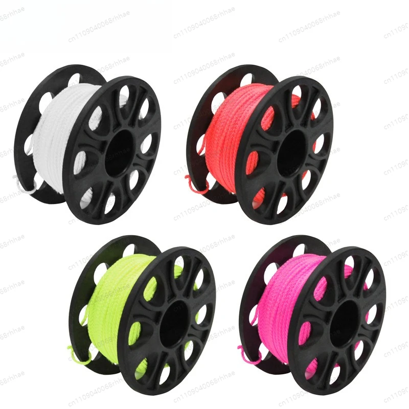 Diving side hanging back flying SMB BCD matching buoy pulling thread wheel POM plastic 30m including no hook with hook option